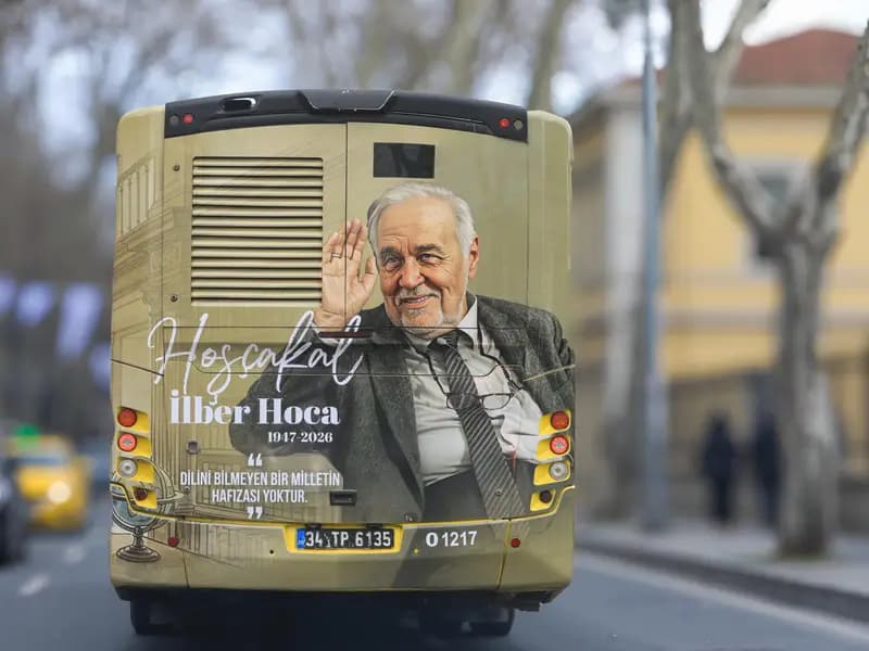 İlber Ortaylı Anısına Özel Saygı Otobüsü Hizmete Girdi