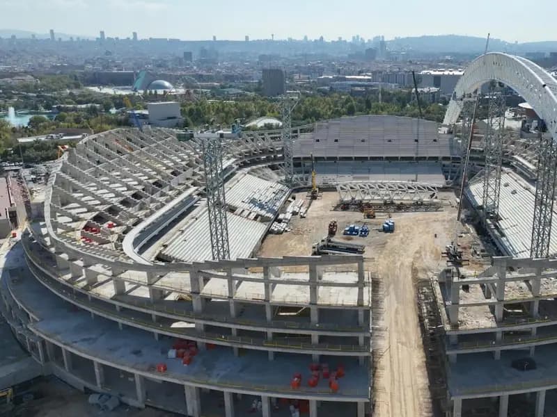 Ankara'nın Yeni Stadyumu Hızla Tamamlanıyor