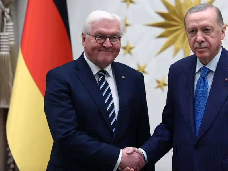 Cumhurbaşkanı Erdoğan Almanya Cumhurbaşkanı Steinmeier ile Görüştü