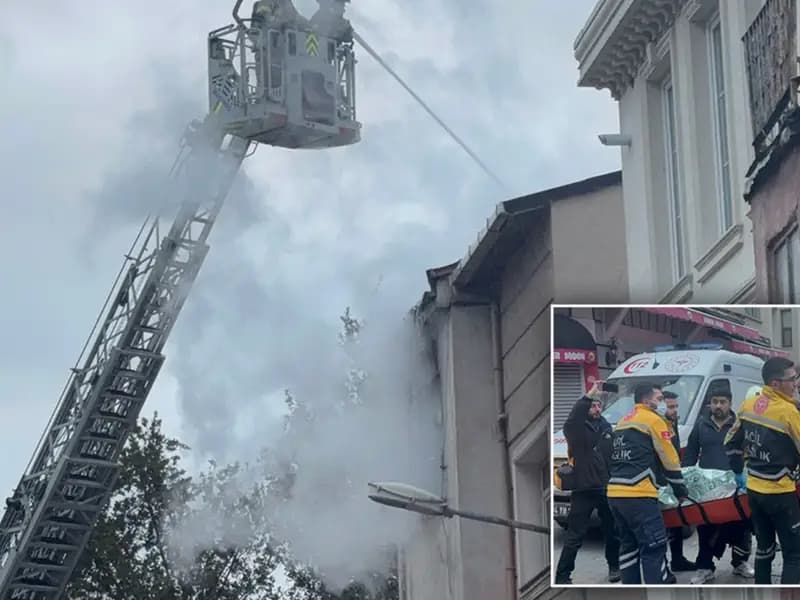 Fatih'te Yangın: Bir Can Kaybı, Biri Ağır 5 Yaralı