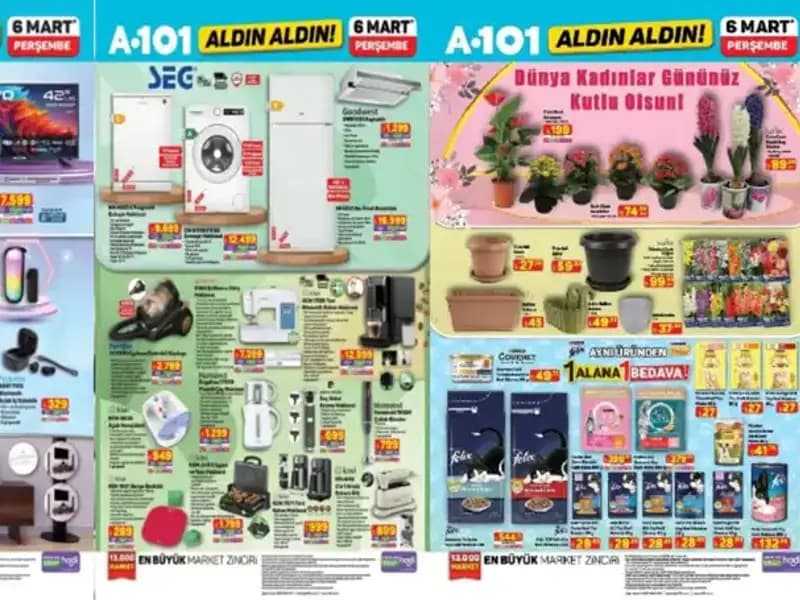 A101 6 Mart Aktüel Kataloğu: En Çok Beklenen Ürünler Burada!