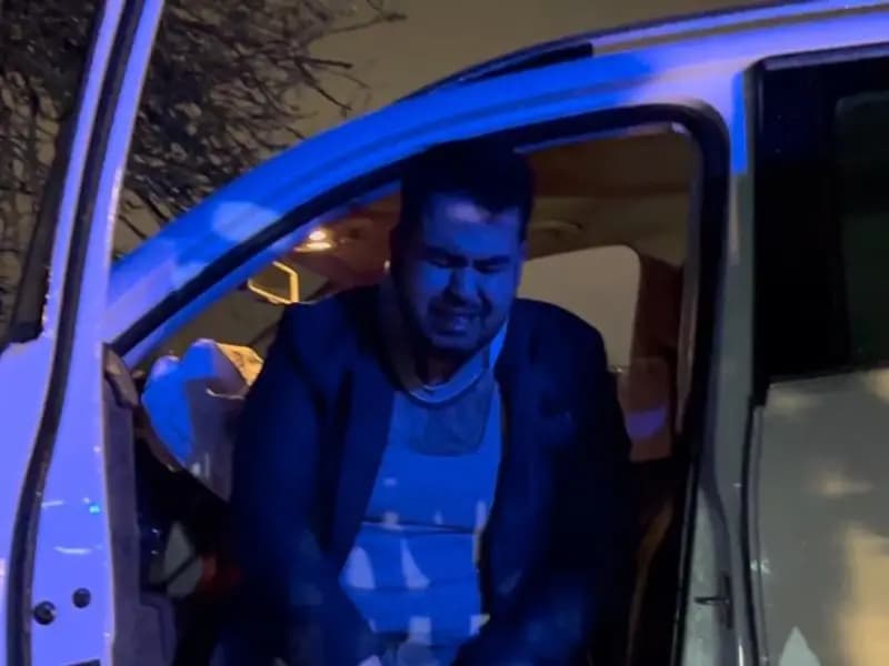 Tekirdağ'da Tarlaya Giren Otomobil Ağaca Çarptı, Sürücü Yaralı