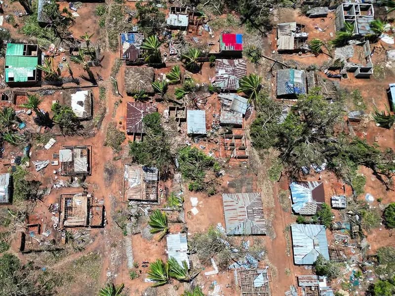 Mozambik'te Chido Kasırgası 94 kişinin ölümüne neden oldu