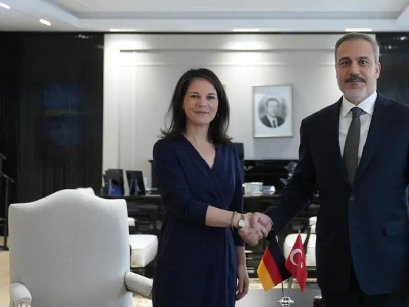 Bakan Fidan, Alman mevkidaşı Baerbock ile görüştü