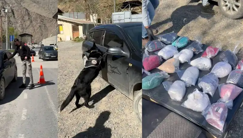 Uyuşturucu Tacirlerine Darbe: Şüpheli Otomobilde Büyük Miktarda Uyuşturucu Bulundu