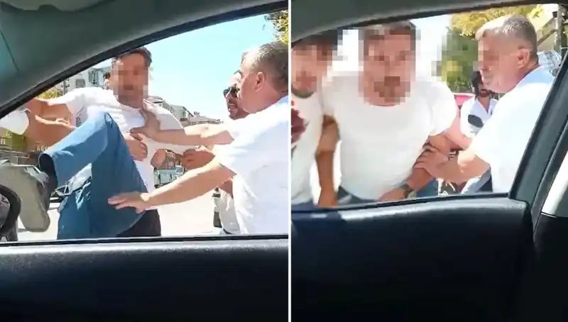 Dolmuş Şoförünün Trafikteki Dehşet Verici Davranışları Şoke Etti!