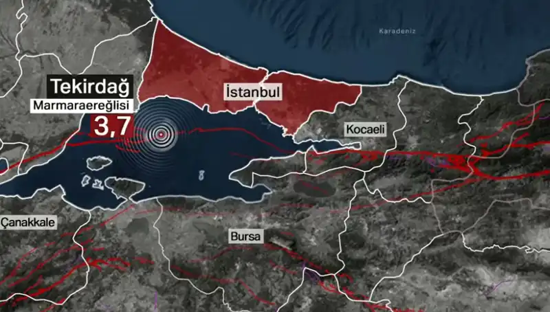 Marmara Denizi’nde 3,7 Büyüklüğünde Deprem: Neler Yaşandı?