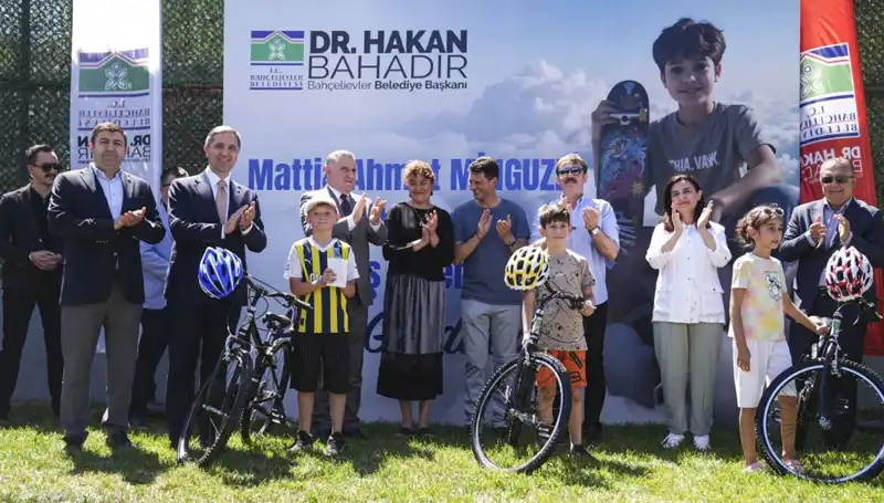 Bahçelievler'de Gençler İçin Özel Skate Parkı Açıldı: Mattia Ahmet Minguzzi