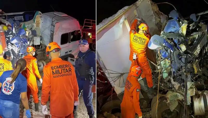 Brezilya'da Otobüs Kazasında 11 Kişi Hayatını Kaybetti, 45 Yaralı
