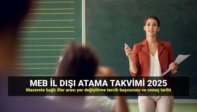 Öğretmenlerin 2025 Mazerete Bağlı Atama Sonuçları Açıklandı: MEBBİS Kaydı Üzerinden Erişim