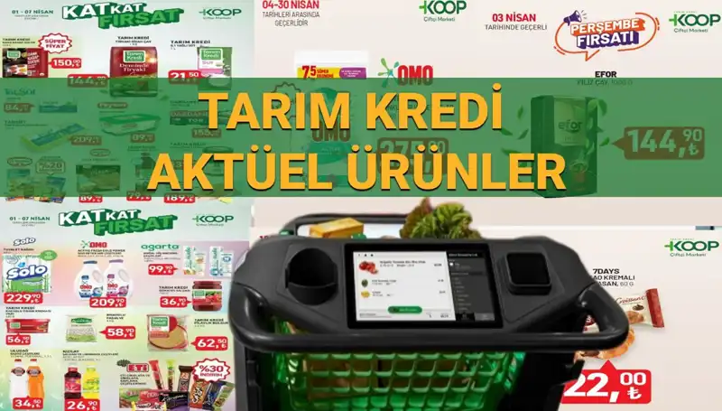 Tarım Kredi Kooperatifi Marketleri'nde Nisan İndirimleriyle Gıda ve Temizlik Malzemeleri Alışverişi Yapın!