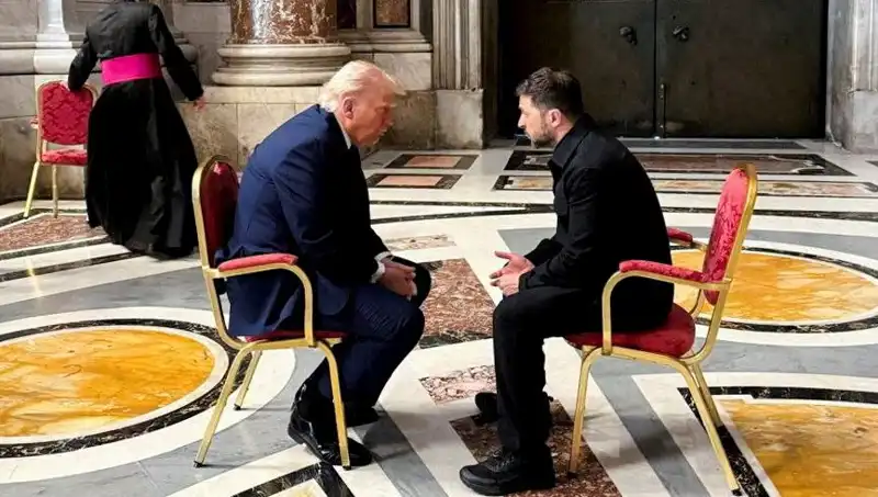 Zelenski'nin Trump ile En İyi Görüşmesi Vatikan'da Gerçekleşti!