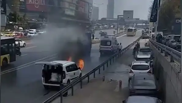 Yanan Araca TOMA ile Müdahale: Şoke Edici Olayın Detayları