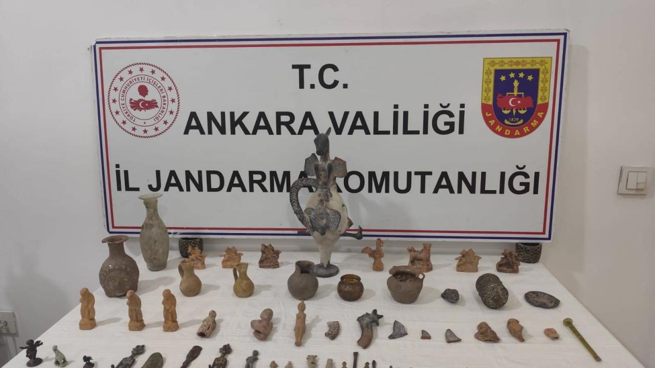 Başkentte Tarihi Eser Operasyonu Sonrası 69 Obje Ele Geçirildi