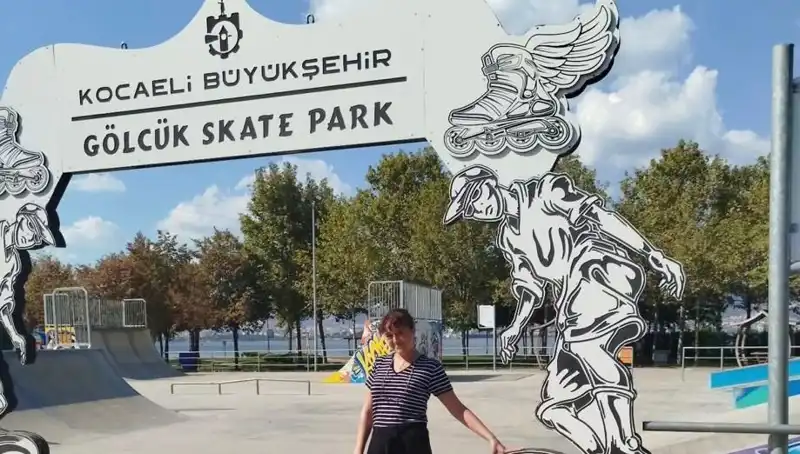 Kocaeli'deki Kaykay Parkına Ünlü İtalya'dan Gelen Mattia Ahmet Minguzzi'nin İsmi Verildi