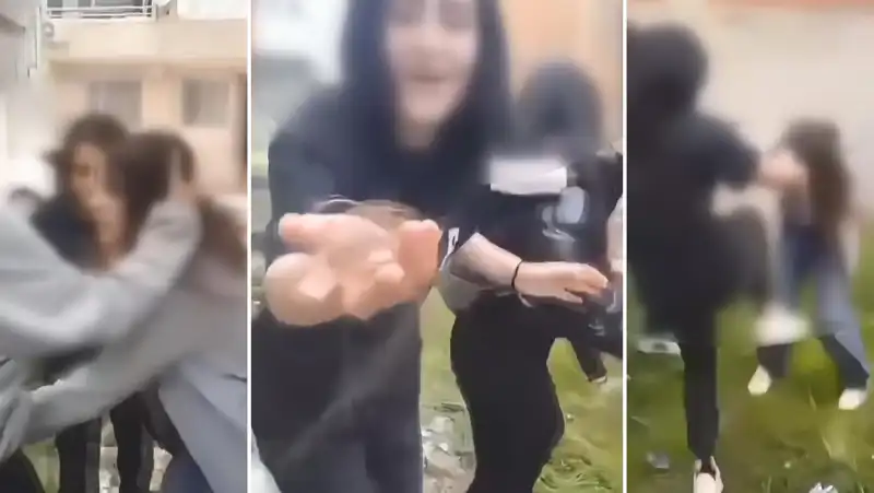 İstanbul'da Akran Zorbalığı: Saçını Koparan Gençlerin Skandal Anları